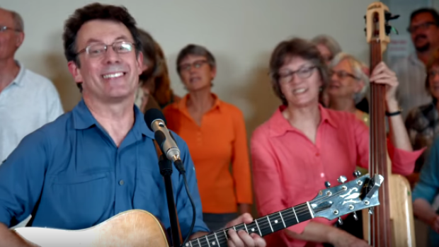 Tony Turner, a scientist in habitat planning at Environment Canada, was sent home on leave with pay pending a government investigation into the making of Harperman, a YouTube folk song critical of Conservative Leader Stephen Harper. 